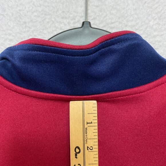FC Barcelona Jacket Mens S Red Barca Full Zip Knit Soccer - Picture 13 of 13